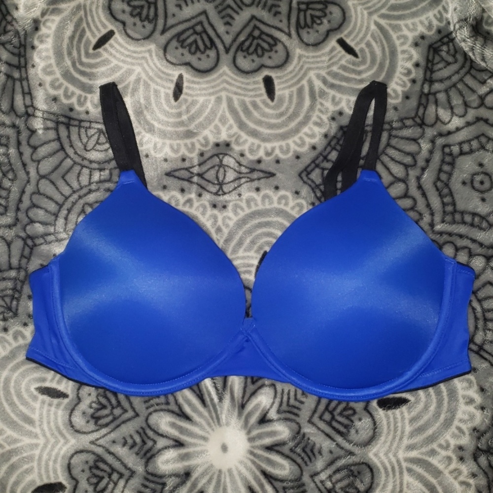 Royal blue pink bra